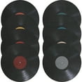 thumbnail image 1 of 8Pcs Vinyl Record Wall Stickers Decorative Vinyl Record Decals Artistic Vinyl Record Wall Ornaments, 1 of 8