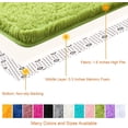 thumbnail image 5 of YJ.GWL Soft Fluffy Area Rug Plush Rugs Shag Fuzzy Carpet for Living Room Bedroom Home Decor, 4'x5.3',Grass Green, 5 of 7