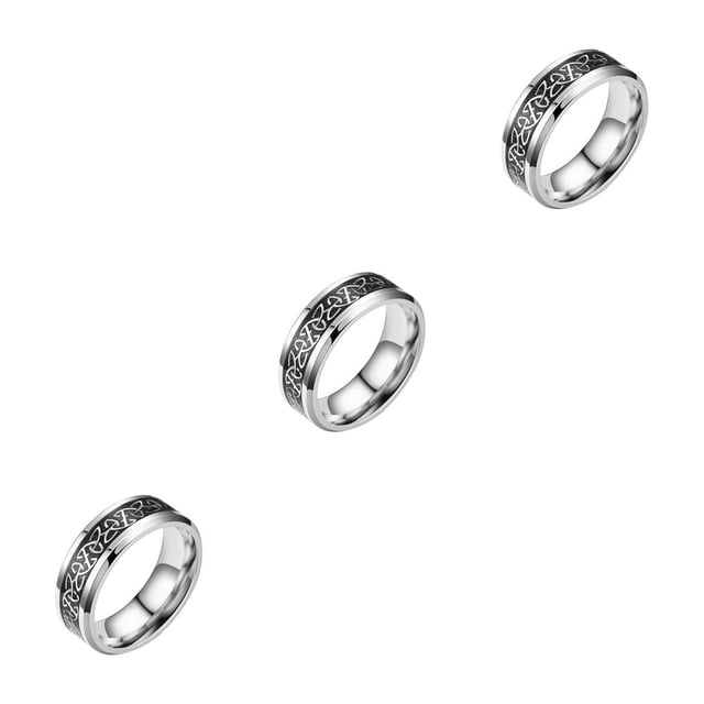 Anillo Ancho Sonducket Joyería Boda Varios Tamaños Blanco