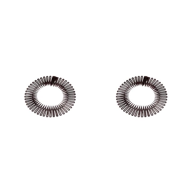 Guardurnaity Clip de peine de peluca en U, accesorios para pelucas, peines de alambre para el cabello, accesorio de vestir a juego colorido Negro 2Conjunto