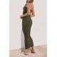 thumbnail image 4 of Vestido PRETTYGARDEN Maxi Ajustado Sin Tirantes Acanalado XL, 4 of 6