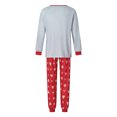 thumbnail image 3 of Nituyy Christmas Pajamas for Family Pjs Matching Set Long Sleeve T-Shirts and Pants Holiday Nightgowns with Merry Christmas, 3 of 9