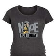 thumbnail image 3 of Marvel Wolverine - Nope Not Today - Maternity Scoop Neck Graphic T-Shirt, 3 of 5