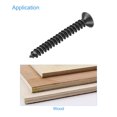 thumbnail image 5 of Uxcell M3.5 x 30mm Wood Screws Carbon Steel Black Oxide Black 200 Pack, 5 of 5