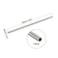 thumbnail image 2 of Uxcell 304 Stainless Steel Round Tubing Seamless Straight Pipe 4mm x 0.6mm x 250mm, 2 of 5