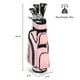 Costway Femmes Clubs de Golf Complets Set 10 Pièces Comprend Conducteur en Alliage – image 5 sur 10