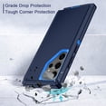 thumbnail image 4 of I-HONVA For Samsung Galaxy S25 Ultra Case,3-Layer Military Grade Drop Protection Anti-Slip Rugged Shockproof Dustproof Protection 6.8 inch Phone Case,Deep Blue, 4 of 7