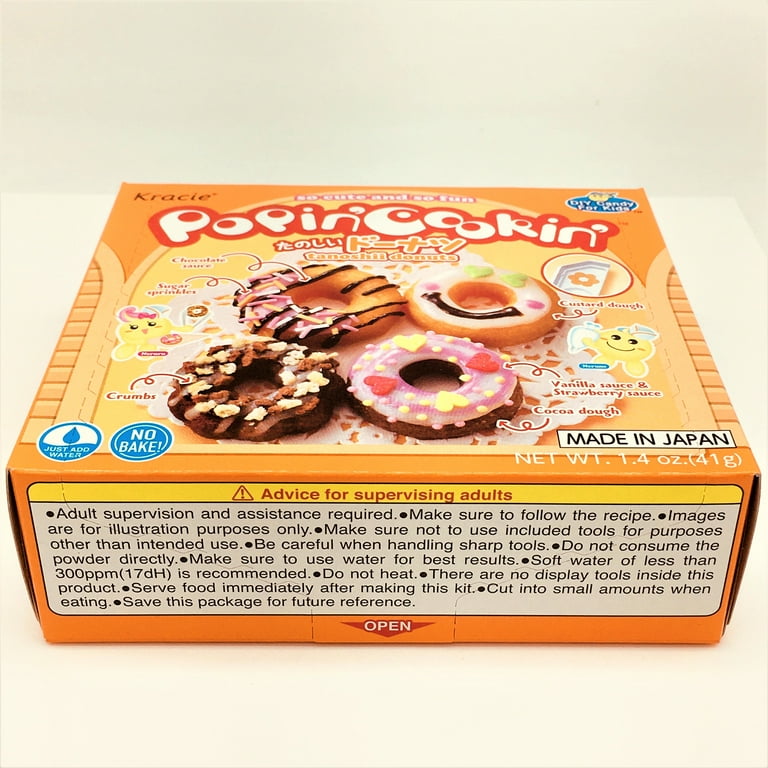 JFC Kracie Popin' Cookin' Tanoshii Donuts DIY Candy Kit, 1.4 oz