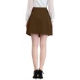 thumbnail image 3 of Allegra K Women's Buttons Front A-Line Short Cargo Casual Skirt, 3 of 6