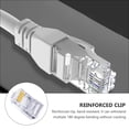 thumbnail image 2 of Connecteur de Câble Ethernet RJ45 pour Câble Réseau Matériau PC Blanc 100 Pcs, 2 of 9