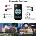 thumbnail image 6 of Morttic Snowflake LED Projector Lights with Remote Control, Rotating Snowfall Projection, Indoor Outdoor Waterproof Snow Falling Projector, Snowfall Projector Lamp for Halloween Xmas Party, 6 of 7