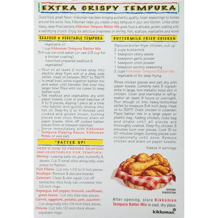 kikkoman extra crispy tempura