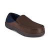 Haggar Men's Brown Venetian Faux-Suede Slippers, 8-9 Medium