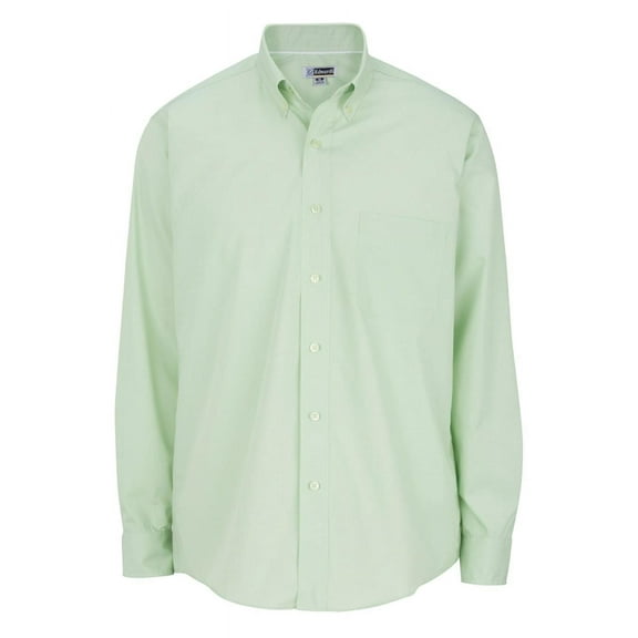 Edwards Men's Long Sleeve Soft Touch Poplin Shirt, MIST GREEN, 3XL T