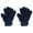 Navy Blue, variant on dianhelloya 1 Pair Winter Gloves Unisex Coral Fleece Thick Soft Elastic Full Fingers Solid Color Great Friction Anti-slip Thermal Outdoor Skiing Skating Gloves Grey