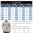 thumbnail image 3 of Nestiefly Mens Long Sleeve T Shirts Crew Neck Casual Basic Pullover Shirt | Soft Breathable, Lightweight Shirts for Men Brown 2XL, 3 of 9