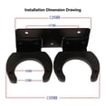thumbnail image 5 of Microphone Holder,Wireless Microphone Holder for Mic Stand Wall Mounted Microphone Hanger Clip Doubl, 5 of 5