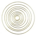 thumbnail image 1 of 10Pcs/Set Metal Macrame Hoop Rings For Dream Catchers Making And Diy Crafts New, 1 of 10