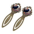 thumbnail image 2 of Crow Elegant Vintage Copper-Colored Stainless Steel Bookmarks - Set of 2 for Book Lovers and Readers, 2 of 5