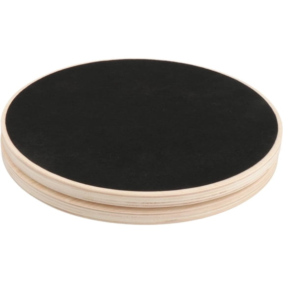 Ab Twister Board Twist Disc Core Strength Toning Disc Wooden Balance Twist Board Waist Twisting Disk for Aerobic Exercise Gym