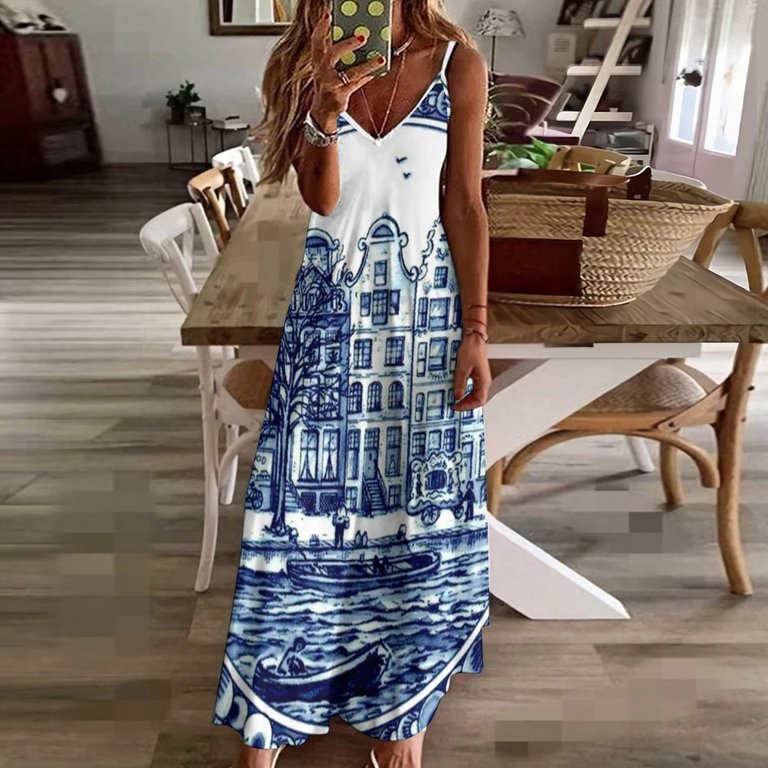 knee length dresses for ladies Dutch satin balloon sleeves dress – Styles By Tumi