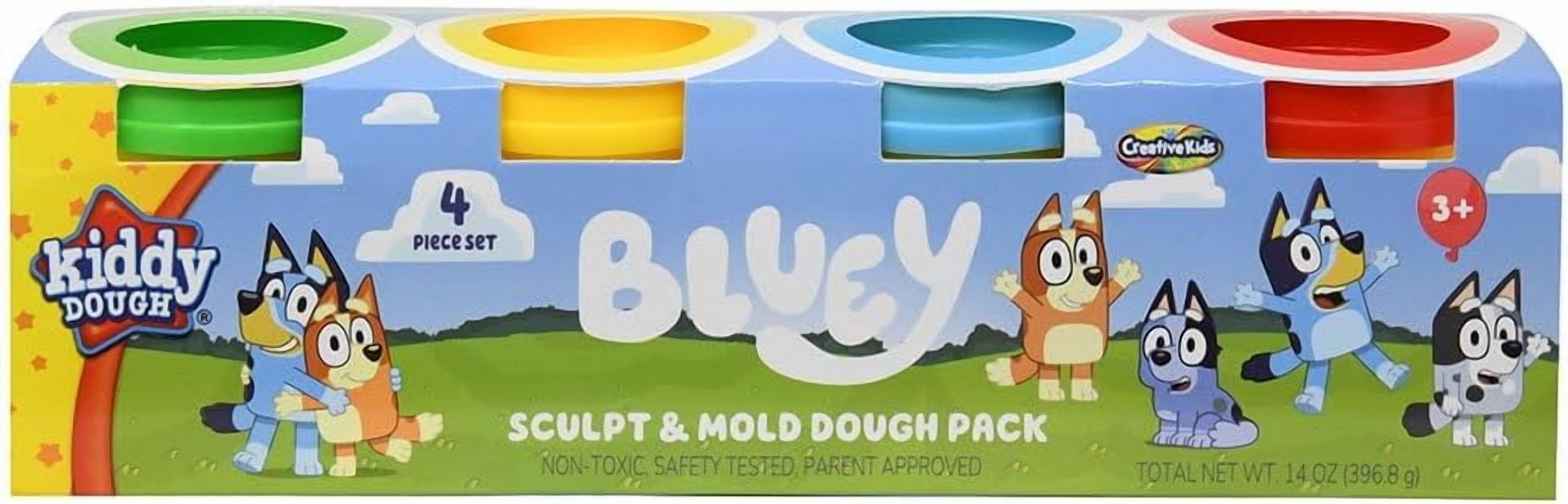 Bluey Kiddy Dough Sculpt & Mold Dough Pack