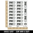 thumbnail image 2 of Toast to a Job Well Done Teacher Student School Sticker Set - White - Matte Finish - 2.00" Large, 2 of 7