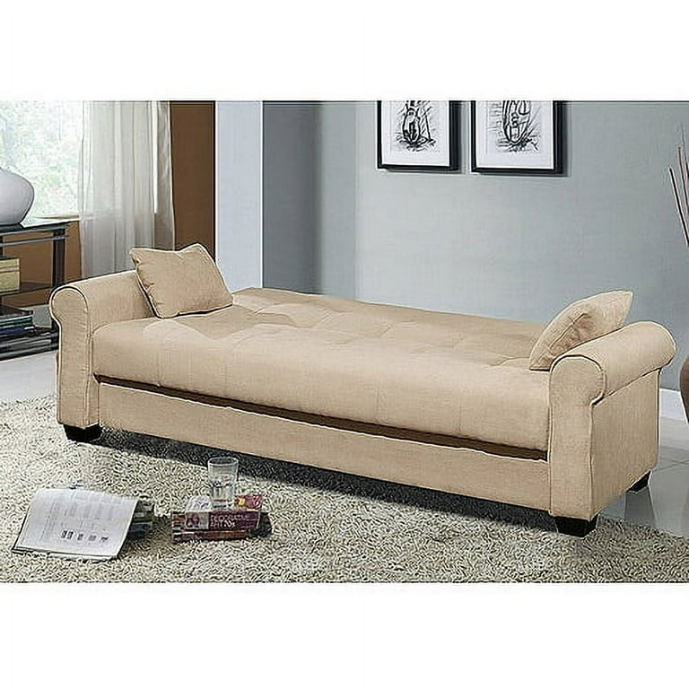 Microfiber convertible sofa outlet