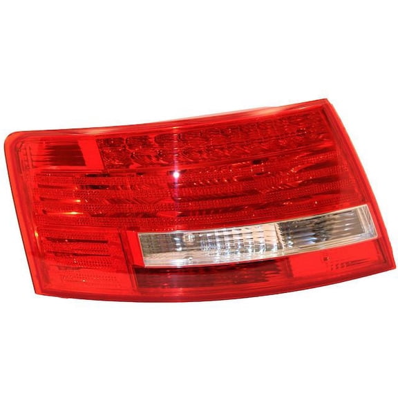 Left Driver Side Outer Tail Light Assembly - Compatible with 2006 - 2008 Audi A6 2007