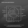 thumbnail image 4 of BIMZUC Wireless Smart Thermostat for Home Programmable Wall Mounted Boiler Thermostat AC95-240V Square White LED Screen, 4 of 9