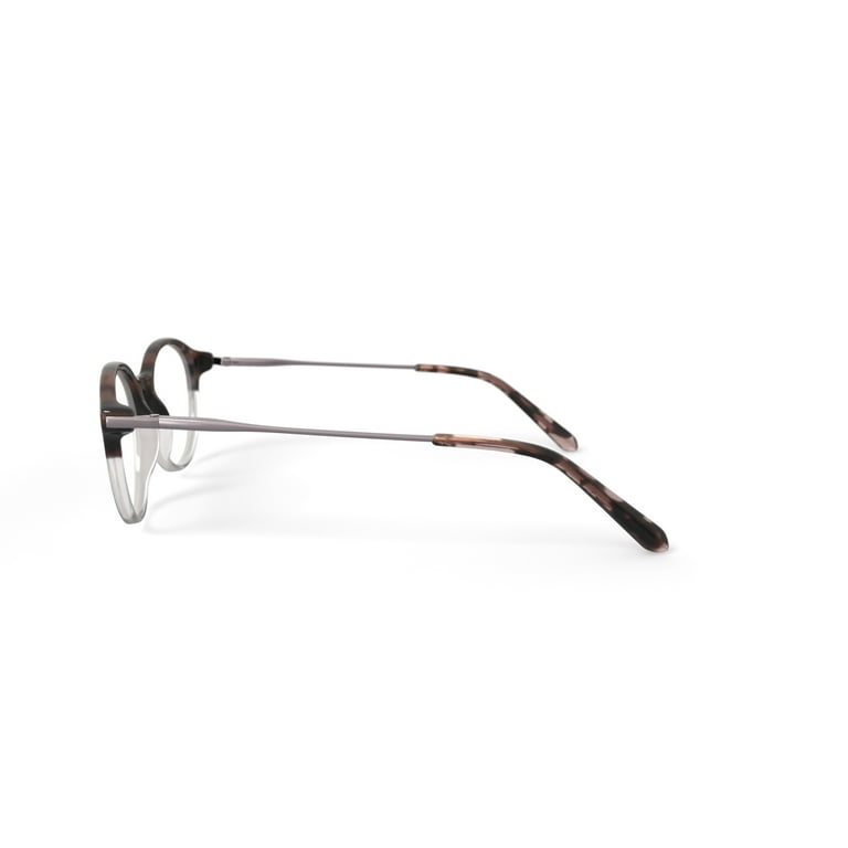 R♡　レディース　BLK XS Flower Women's FLR6047 Prescription Eyeglasses with Case, Brown