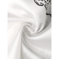 thumbnail image 7 of DARING DIVA Women's Leopard Satin Silky Soft V Neck Spaghetti Pants Pajama Set L White, 7 of 7