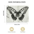 thumbnail image 3 of Nawypu Sketch Wall Art Framed,Canvas Wall Art for Living Room,Sketch Style Black &amp; White Monarch Butterfly,Canvas Wall Art for Living Room Large Size, Bedroom, Bathroom, Office Wall Decor, 3 of 6