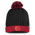 thumbnail image 1 of Ladies' Calgary Flames NHL Iconic Pom Pom Beanie, 1 of 1