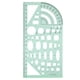 thumbnail image 3 of Juego de plantillas de curvas francesas, 12 plantillas de dibujos geométricos, plantillas de dibujo, regla de curva para estudiantes, profesores, ingenieros, arquitectos, dise?adores de arte Ecomeon no, 3 of 6