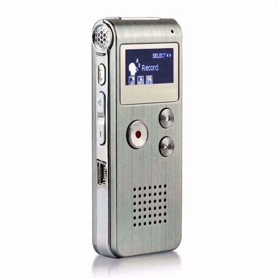 Multifunctional Rechargeable 8GB 650HR Digital Audio Voice Recorder Dictaphone MP3 Player