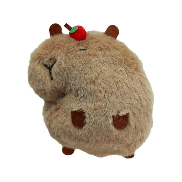 LLavero de felpa de capibara, llavero de coche, bonitos bolsos, decoración colgante, accesorios para bolso de mujer, llavero de bolso para niños,