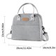 thumbnail image 3 of Bolsa De Almuerzo Bolsa De Almuerzo Multiusos De Gran Capacidad Soporte De Caja De Almuerzo Fácil De Limpiar Con Correa De Hombro Desmontable Ajustable Para Picnic Al Aire Libre Oficina Escuela Methold HA021278-00, 3 of 7