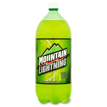Great Value ain Lightning Citrus Soda, 2 Liter Bottle