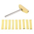 thumbnail image 4 of Fret Pressing Inserts, Metal Fret Press Tool Easy Operation Multi Radian Sizes Impact Resistance  For Electric Guitar Repair, 4 of 8
