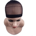 thumbnail image 2 of 6 Pieces Unisex Wig Caps Breathable Nylon Wig Cap (Brown), 2 of 4