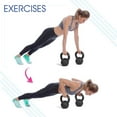 thumbnail image 4 of Yes4All 45 lb Cast Iron Kettlebell, Black, Combo / Set, Includes 20-25lb, 4 of 7