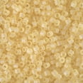 thumbnail image 2 of Miyuki Delica Seed Beads – Size 11/0 (1.6 mm), DB1272, Matte Transparent Crystal Ivory, 7.2 g, Approx. 1440 Beads, 2 of 7