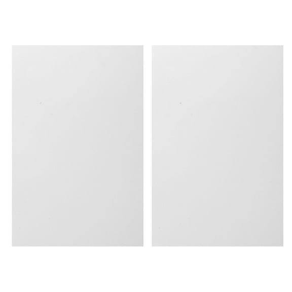 2pcs 0.5mm White Aluminum Sublimation Blanks for Heat Transfer Printing, 30x20cm Door Signs