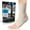 Beige, variant on PowerLix Ankle Brace Compression Socks for Men and Women, Ankle Support for Injury, Beige, S, 1 Pair