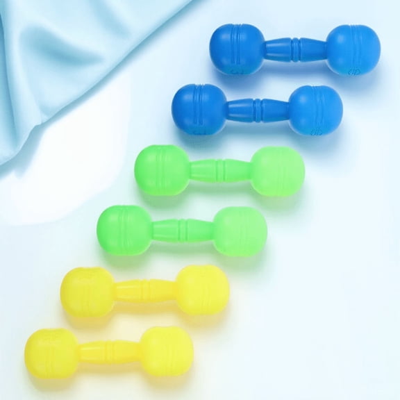 NICEXMAS 3Pairs Small Dumbbell Weights Assorted Color for Energetic Fitness Training