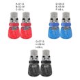 thumbnail image 4 of Methold 2 pares de calcetines pequeños para mascotas Animal transpirable elástico impermeable calcetín para botas caminar senderismo zapato portátil Suministros para perros Rojo S Methold PT004541-01, 4 of 6