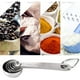 thumbnail image 3 of Kearding Juego de cucharas medidoras de utensilios de cocina, 6 uds., cucharadita, café, azúcar, cuchara para hornear pasteles, tazas medidoras, Herramientas y accesorios para hornear Kearding HA2292-00B, 3 of 6