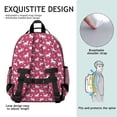 thumbnail image 5 of Cartoon Construction Vehicles Road Signs Backpack for School,Cute School Bag,Schoolbag with Adjustable Shoulder Straps & Padded Back,15.25"x11.5"x5.25", 5 of 5