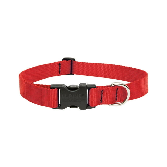 LUPINE DOG COLLAR 12-20"ADJ RED (Pack of 1)